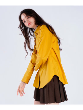 To b. by agnès b. 【Outlet】コットン ロングスリーブ シャツ イエロー