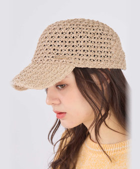 To b. by agnès b. サマー キャップ ベージュ