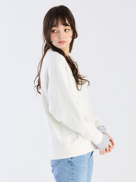 To b. by agnès b. 【Outlet】To b. by agnes b. x RED CARD TOKYO OVERSIZED SWEATSHIRT オーバーサイズスウェットシャツ オフホワイト