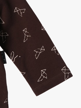 ENFANT ベビー 【Outlet】ベビー プリント コットン 長袖 スウェット ブラウン系その他