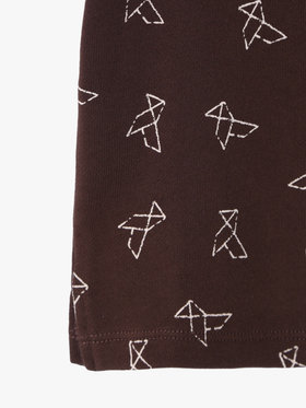 ENFANT ベビー 【Outlet】ベビー プリント コットン 長袖 スウェット ブラウン系その他