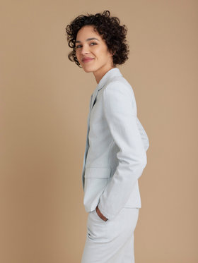 FEMME ウィメンズ 【Outlet】【セットアップ対応商品】UT21 VESTE ジャケット ブルー系その他