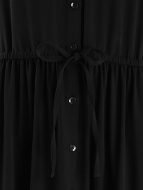 To b. by agnès b. 【Outlet】レディードレスポリエステル ブラック