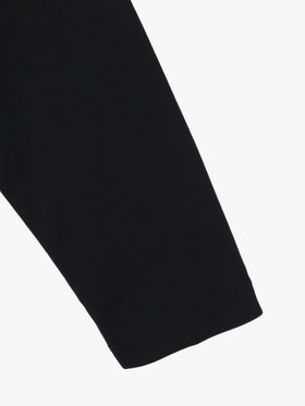 ENFANT ユニセックス キッズ プリント コットン 長袖 Tシャツ "Jeunes garcons" ブラック