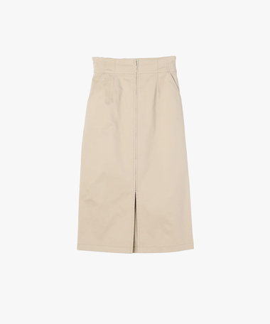 ストレッチ チノ ジップ タイトスカート