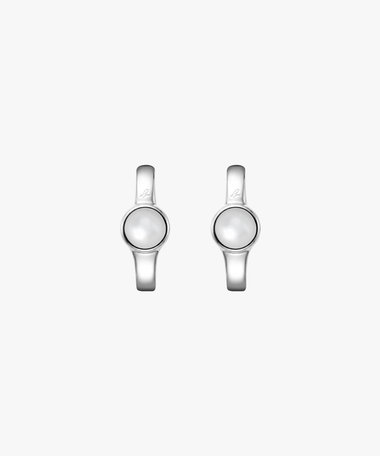 パール フープピアス "Mother of pearl"