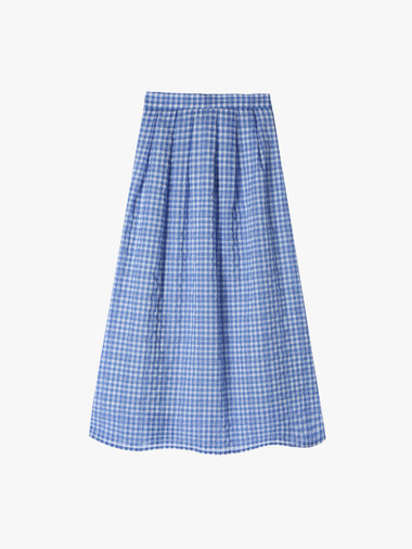 【Outlet】【セットアップ対応商品】ギンガムロングスカート