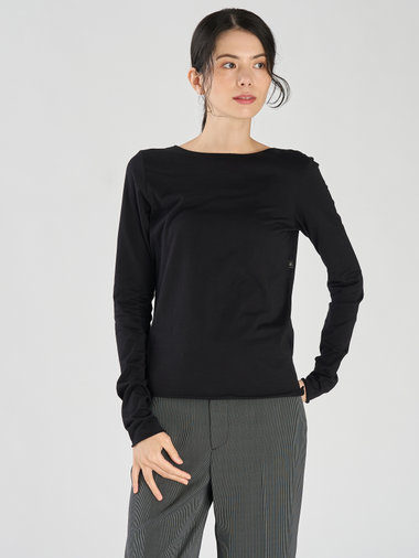 J309 TS ロングスリーブコットンTシャツ