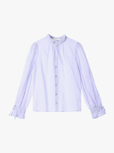 【Outlet】コットンローンロングブラウス