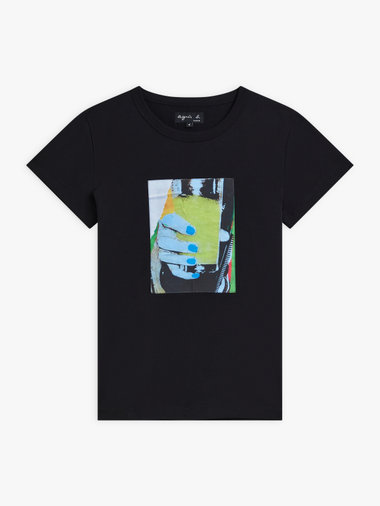 オーガニックコットン フォトプリント 半袖 Tシャツ