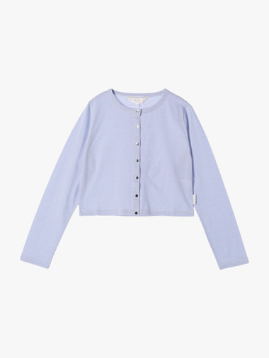 【Outlet】ボーダーコンパクトカーディガン