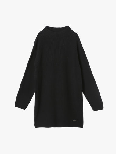 【Outlet】ボトルネック ニット ワンピース