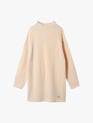 【Outlet】ボトルネック ニット ワンピース