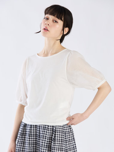 【Outlet】シアースリーブTシャツ