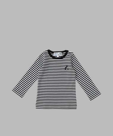 WEB限定 ベビーギフトボックス ロゴボーダーTシャツ・サロペット2点セット