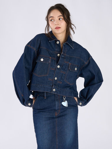 To b. by agnes b. × NEEDBY heritage DENIM JACKET