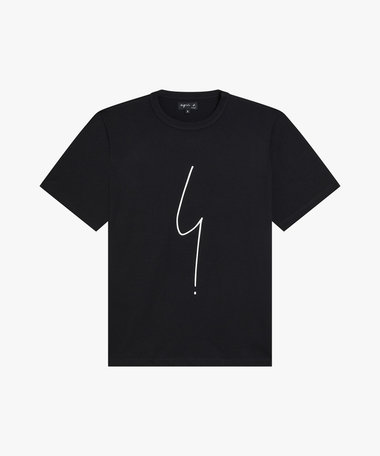 アイコニック オーガニックコットン 半袖Tシャツ "Point d'Ironie"
