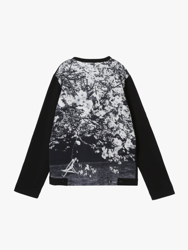 【by R 限定品】agnes b. フォトプリント 長袖 カーディガン "Asuka"