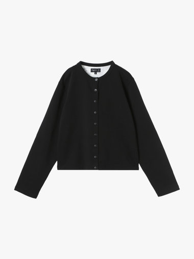 【by R 限定品】agnes b. フォトプリント 長袖 カーディガン "Asuka"