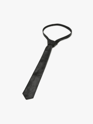 CU01 CRAVATE レザーネクタイ