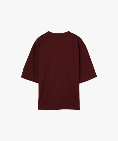 メンズ ロゴ 刺繍 コットン 半袖 Tシャツ "Horace"