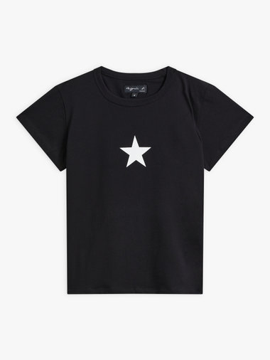 アイコニック プリント コットン 半袖 Tシャツ "Etoile"