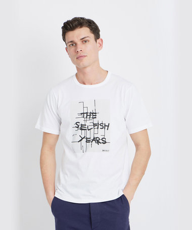 オーガニックコットン プリント 半袖 アーティスト Tシャツ "JIM JOE"
