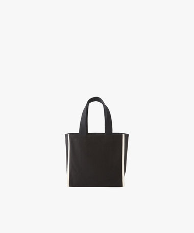 To b. by agnes b.× green label relaxing コットン パイピング ミニトートバッグ