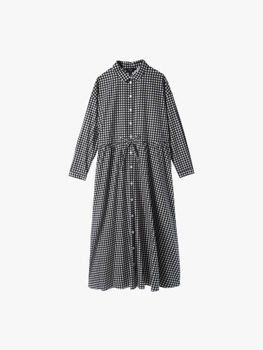 【Outlet】ギンガムシャツドレス
