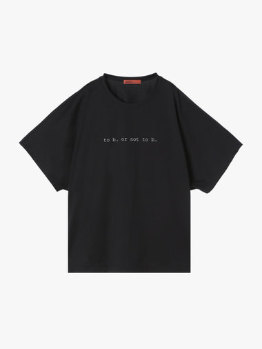 To b. by agnes b. × NEEDBY heritage TO B. OR NOT TO B. BIG TS