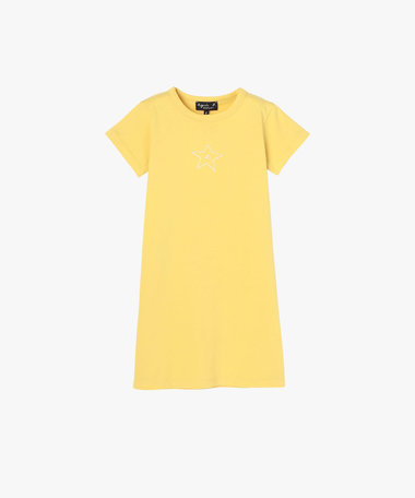 キッズ "b." ロゴ スター コットン 半袖 ワンピース "Pirate"