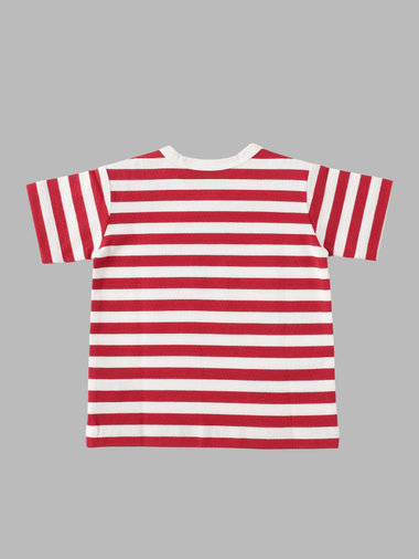 ベビー コットン 細ボーダー 半袖 Tシャツ