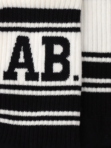 "AB."ロゴ ライン ソックス "Ab Sport"