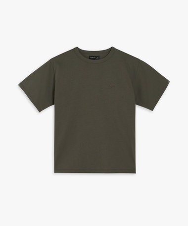 "b" ロゴ 刺繍 コットン 半袖 Tシャツ "b. style"