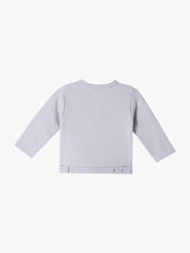 ベビー コットン メルトン 長袖 カーディガンプレッション