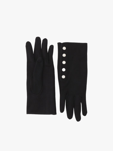 コットン メルトン カーディガンプレッション グローブ