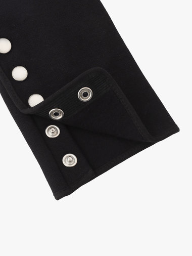 コットン メルトン カーディガンプレッション グローブ