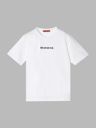 To b. by agnes b. × NEEDBY heritage TO B. OR NOT TO B. MINI TS