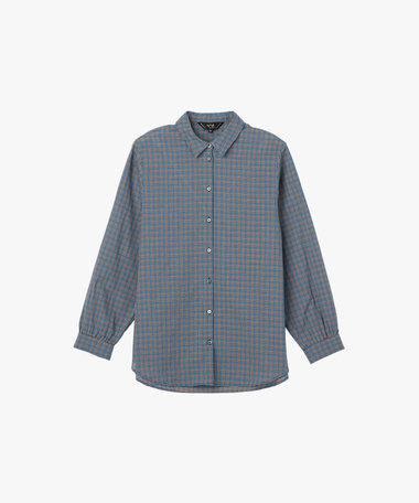 コットンドビーミニチェックシャツ