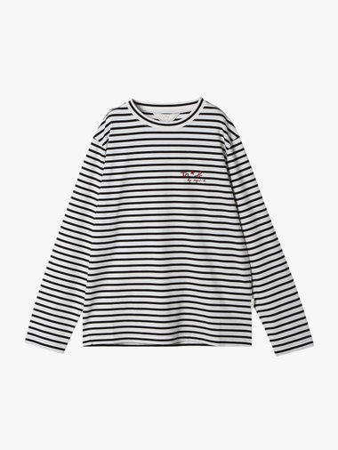 【Outlet】2LAYER LOGO BORDER TS