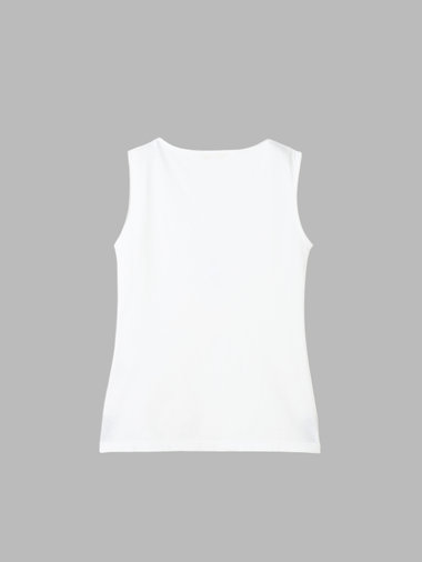 ミニロゴ プリント コットン タンクトップ