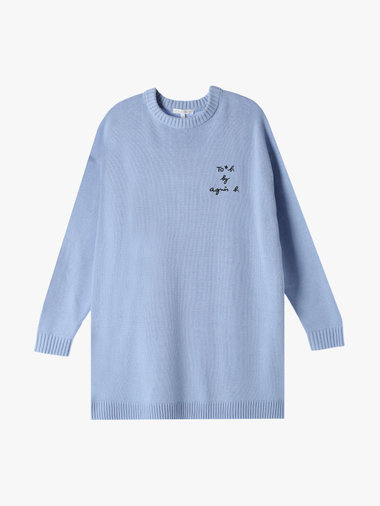 【Outlet】WT68 ROBE スリーレイヤードロゴワンピース