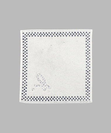 "b."ロゴ ドット ハンカチ