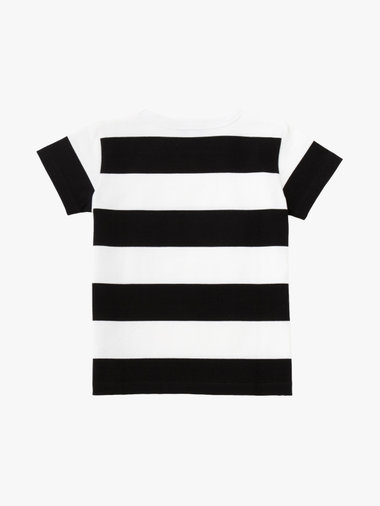 キッズ コットン 太ボーダー 半袖 Tシャツ