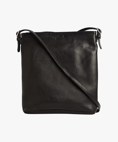 ロゴ ラムスキンレザー ショルダーバッグ "Joan"