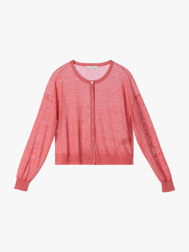 シアーニット カーディガン