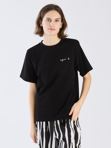 ミニロゴ コットン 半袖 Tシャツ "Christof"