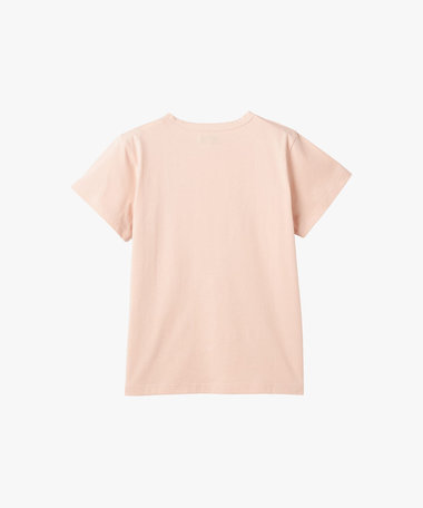 アイコニック プリント コットン 半袖 Tシャツ "Point d'ironie"
