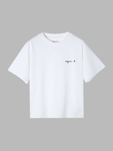 ミニロゴ コットン 半袖 Tシャツ "Christof"