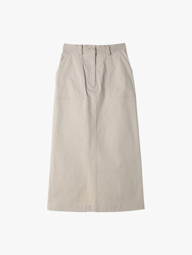 【Outlet】コットンストレッチチノスカート